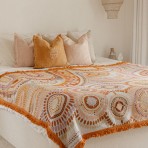 Indigenous Art Throw Rug | The Sun and The Seven Sisters | Natalie Jade